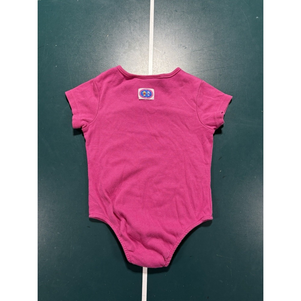 Vintage Blues Clues Overalls Set Girls 4T Pink Denim Shorts Shortalls Rare - Picture 11 of 13